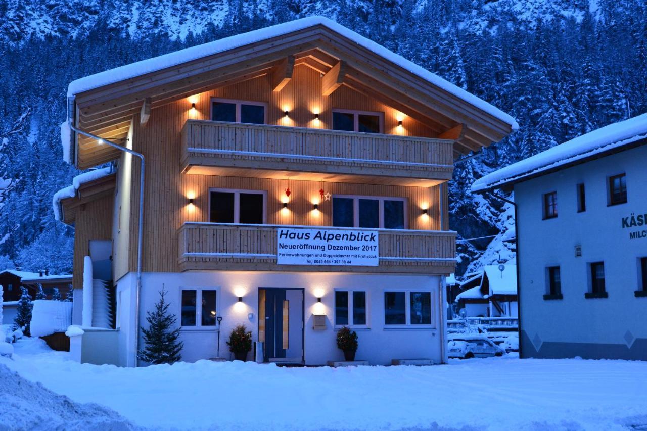 Pension Alpenblick Steeg Exterior foto