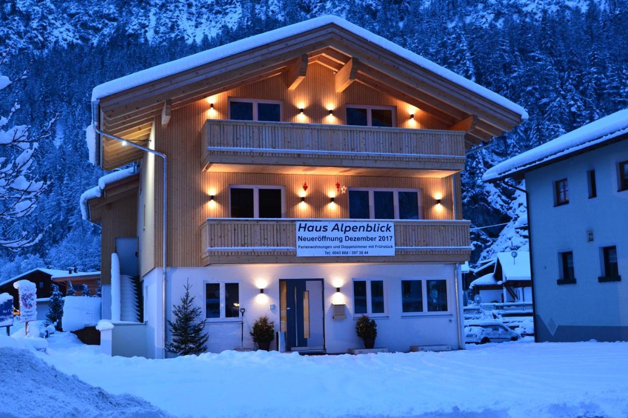Pension Alpenblick Steeg Exterior foto