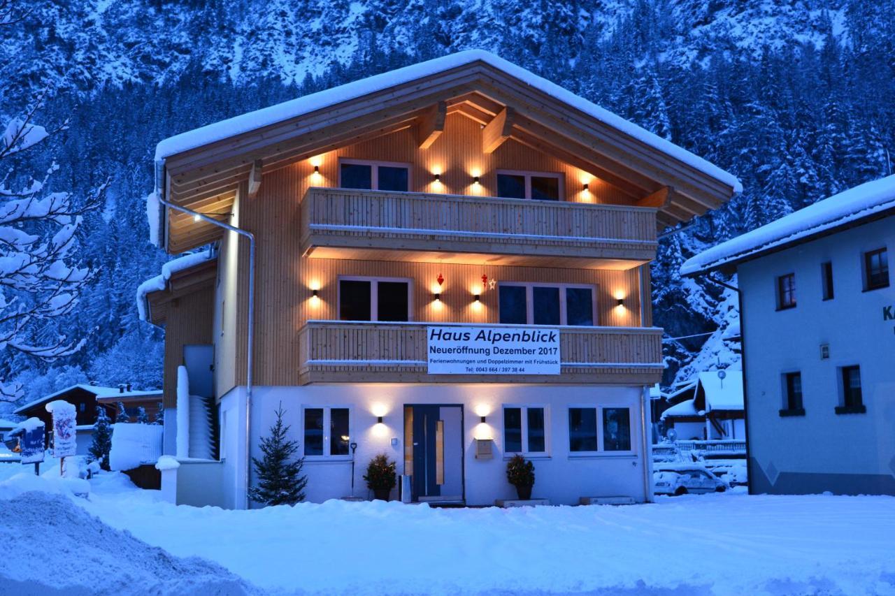 Pension Alpenblick Steeg Exterior foto